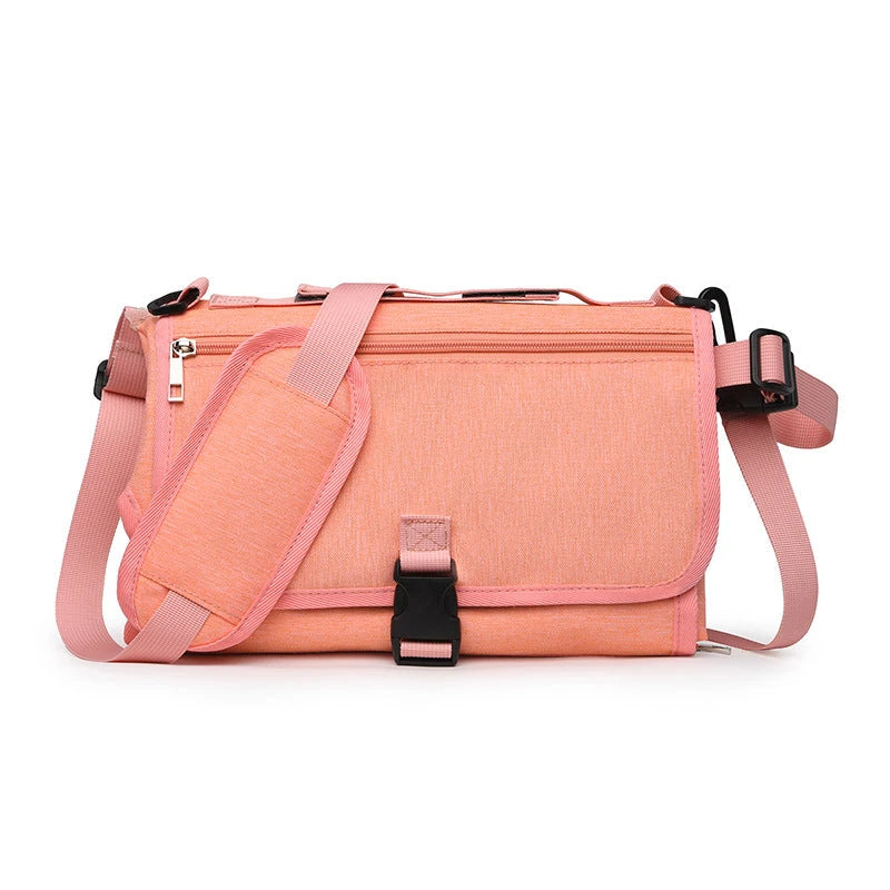 Portable Baby Diaper Pad & Travel Diaper Organizer