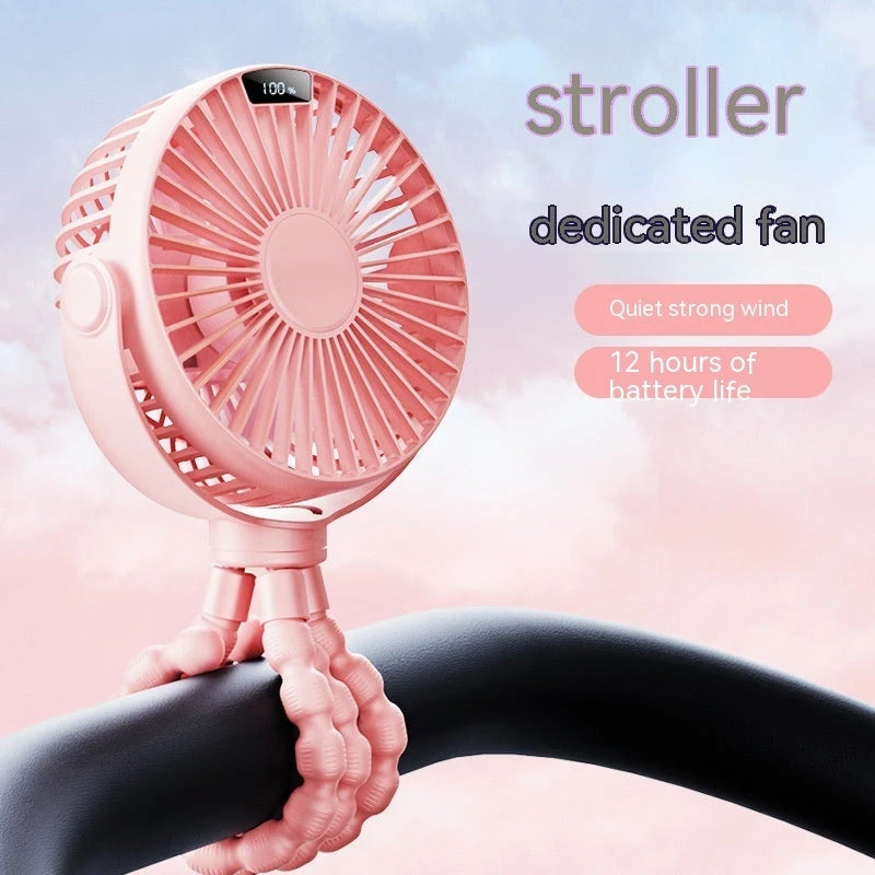 Flexible Tripod Stroller Fan