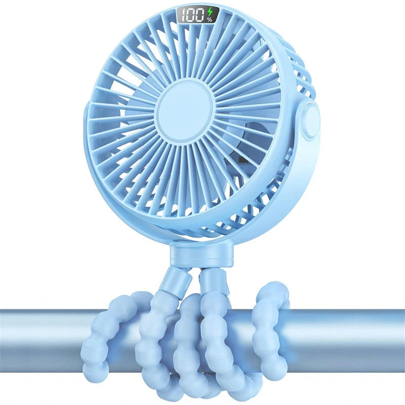 Flexible Tripod Stroller Fan
