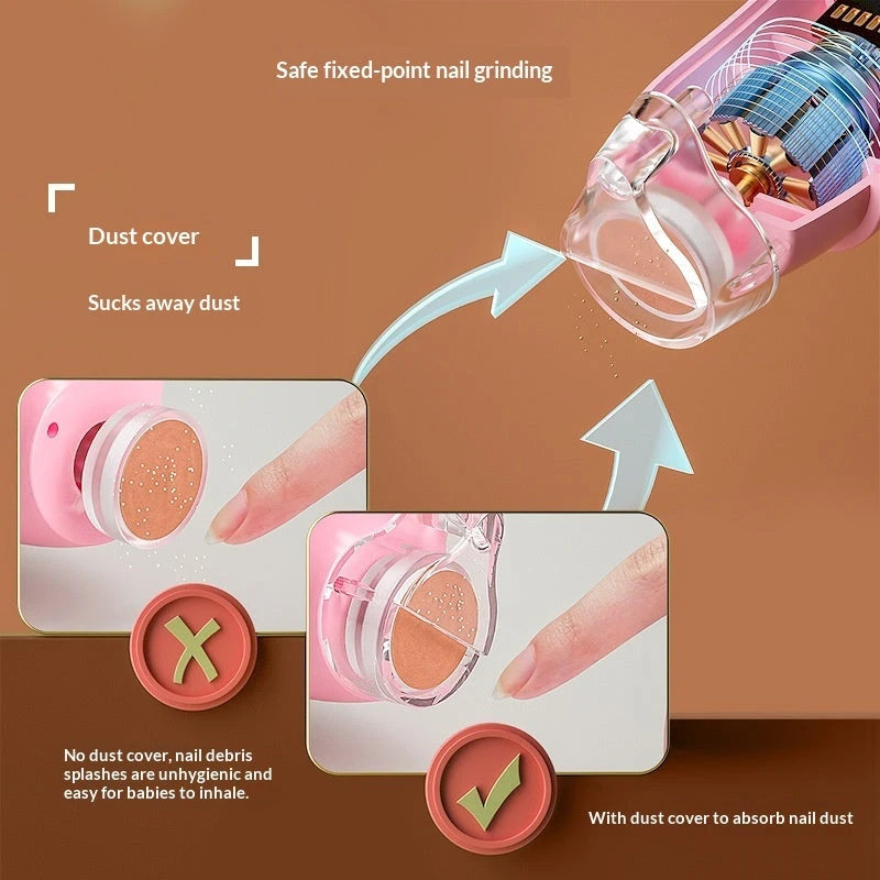 Baby Charging Electric Nail Grinder
