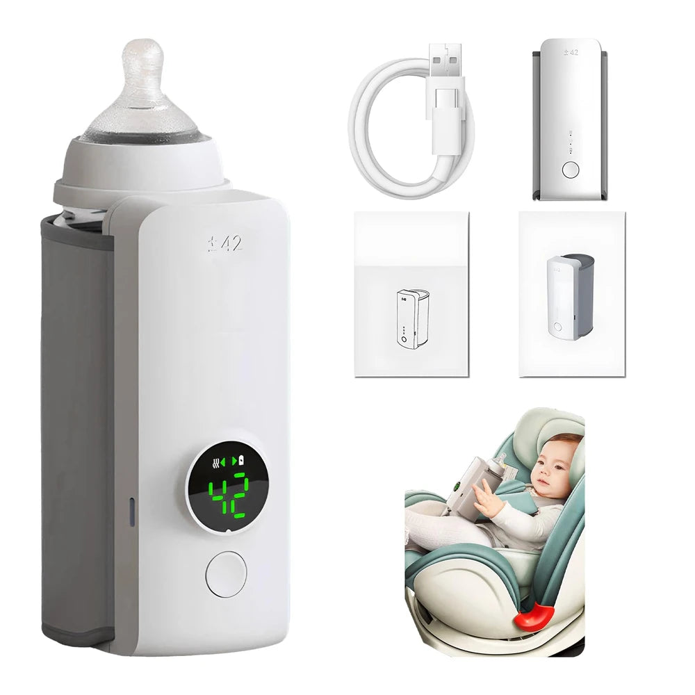 Portable Baby Bottle Warmer with Temperature Control